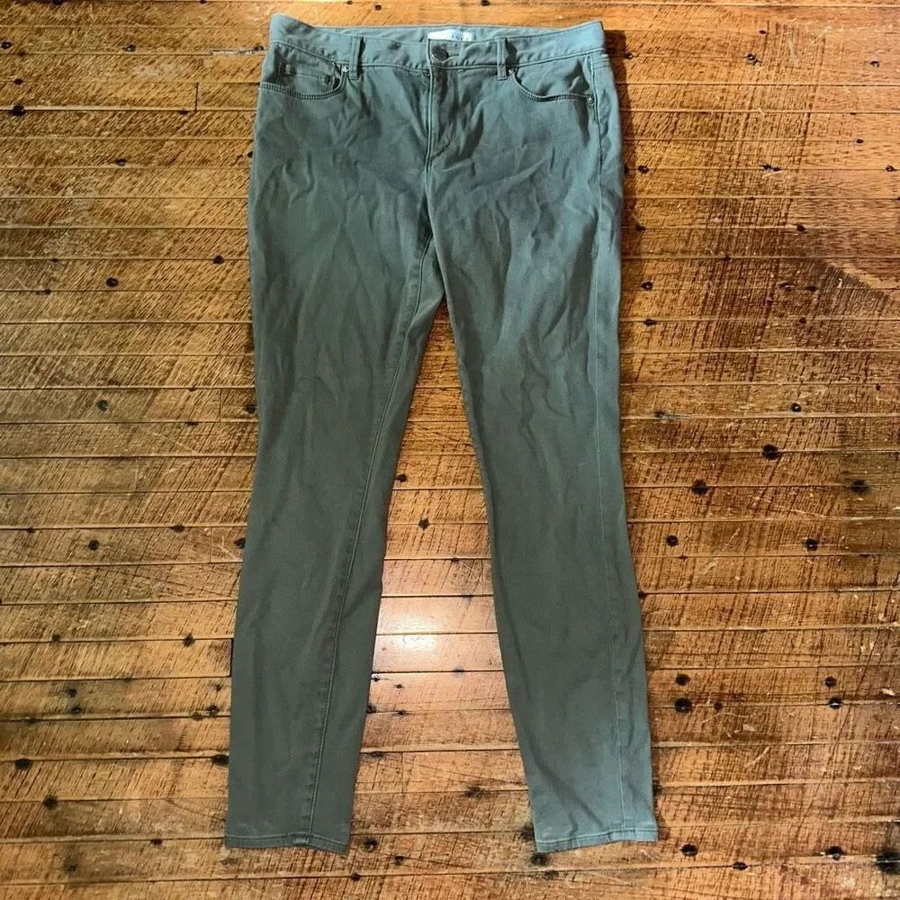 Loft olive green 10/30 normcore business casual leggings